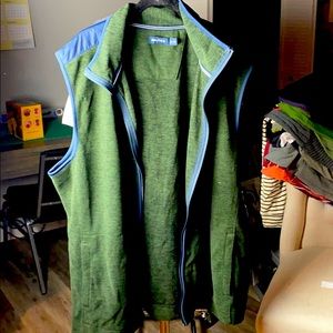 Green fleece Vest
